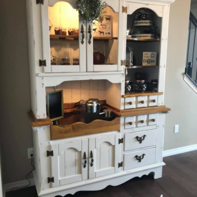 Farmhouse Hutch Makeover: Before & After