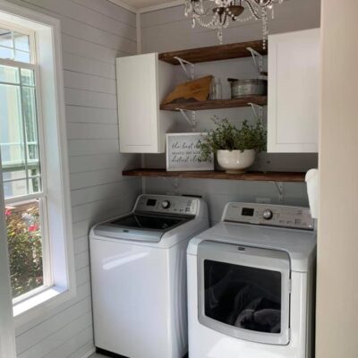 Farmhouse Laundry Room Makeover (Before & After)