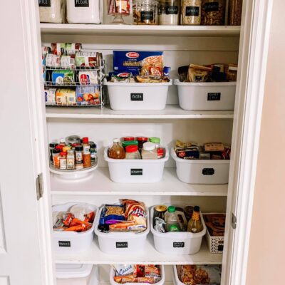 Farmhouse Pantry Makeover on a Budget