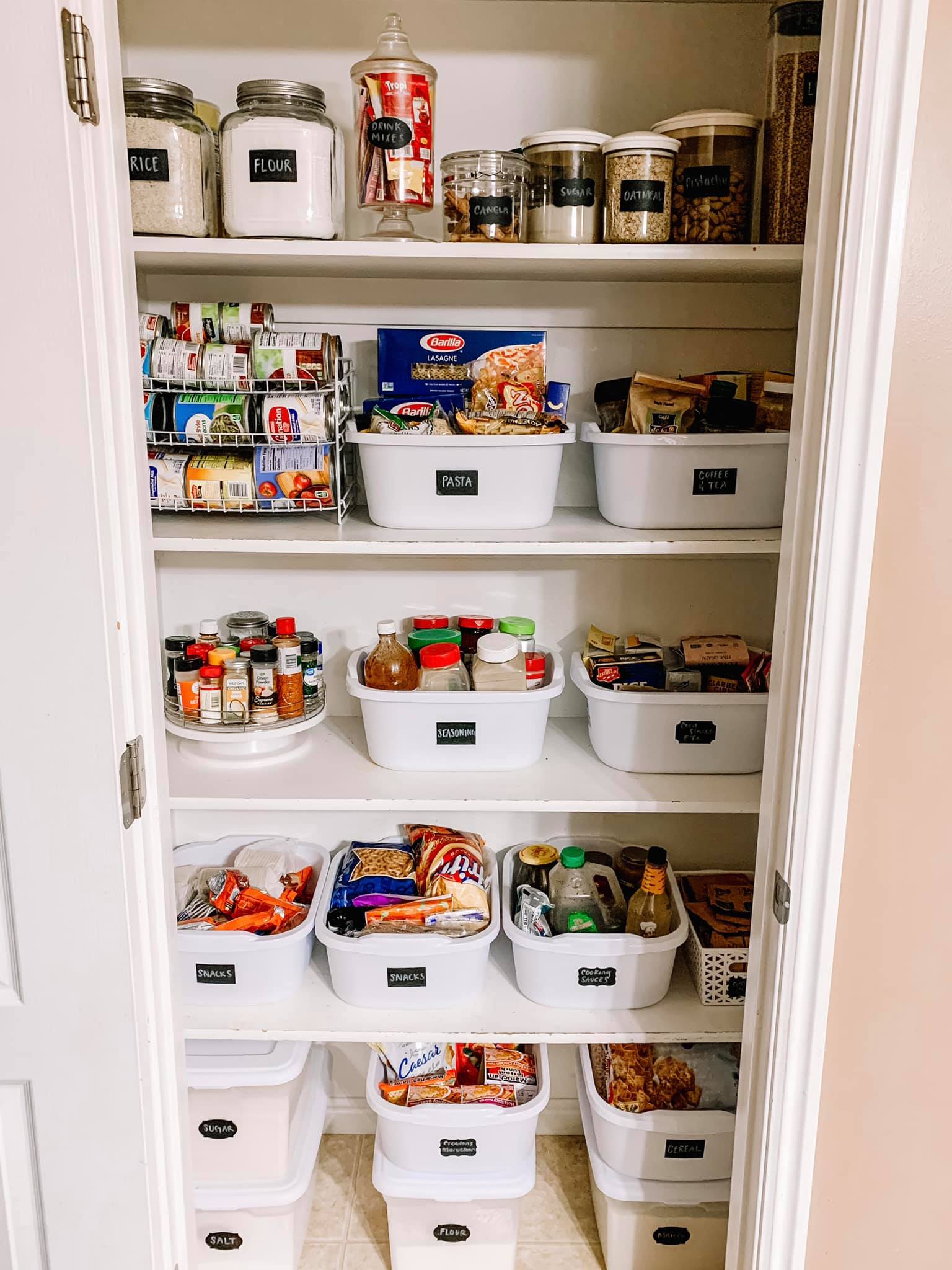 Farmhouse Pantry Makeover on a Budget