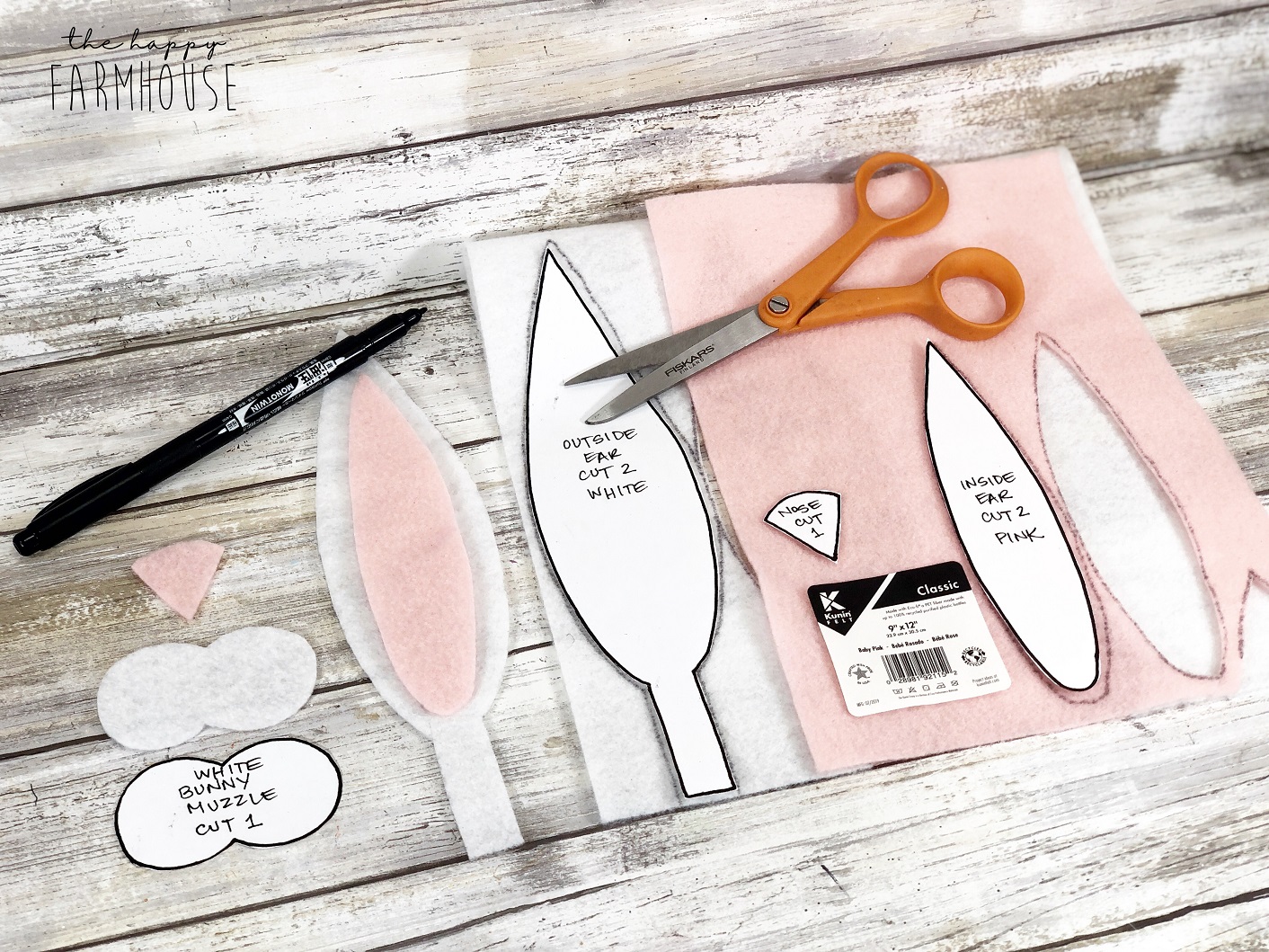 Flower Pot Easter Bunny Craft - The Happy Farmhouse