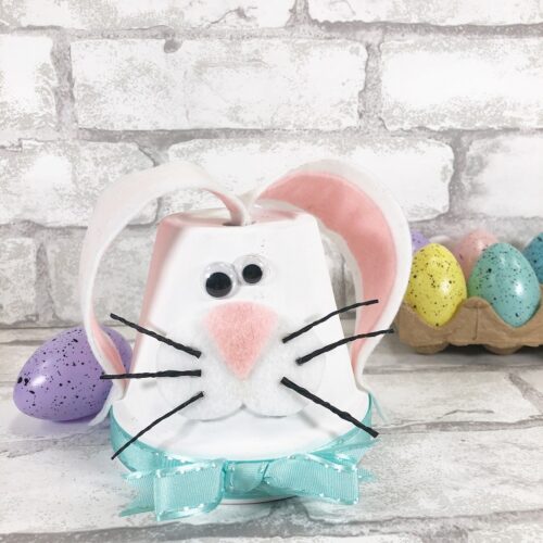 Flower Pot Easter Bunny Craft - The Happy Farmhouse